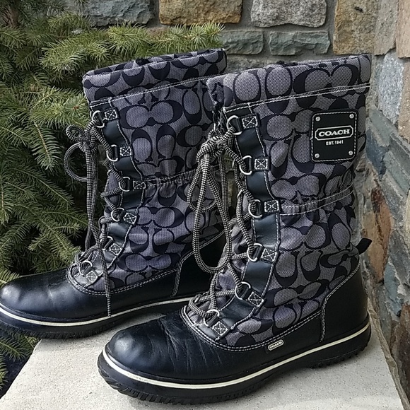 Coach Shoes Coach Shaine Signature Cold Weather Snow Boots Poshmark